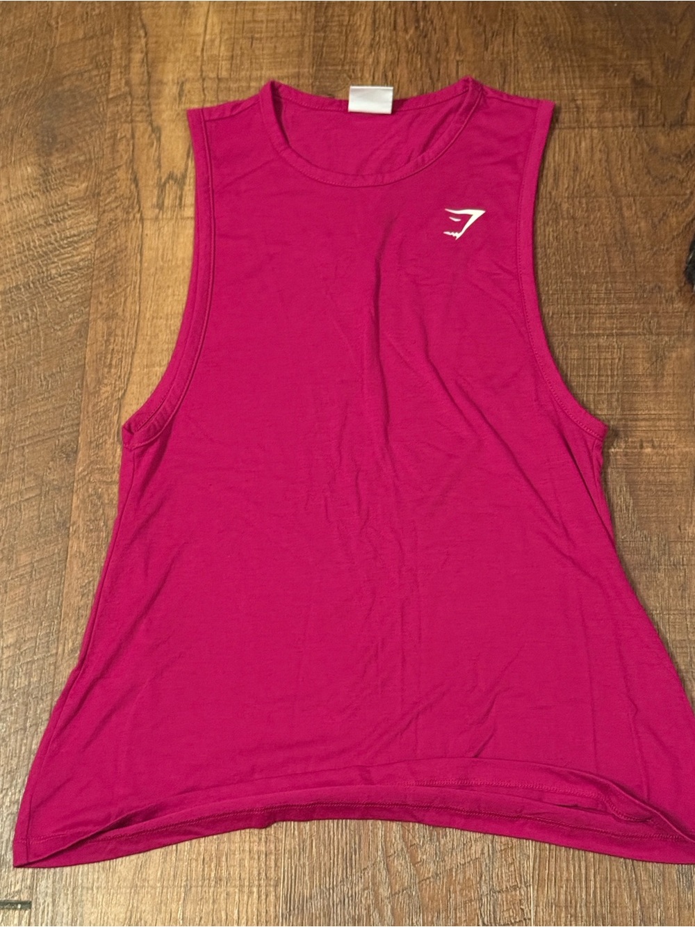 Gymshark berry color Muscle Tank Top Size Small Workout Gym Athletic